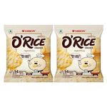 ORION Rice Cracker |O'Rice Cracker |Premium Baked Korean Snack, 2 x 14pc pack |Weekly snack pack | Healthy Rice Cakes