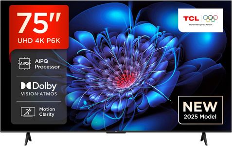 TCL 75" 4K Smart TV – Ultra HD LED Display, Streaming Apps