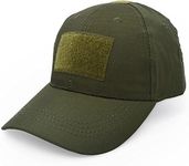 Linist Military Tactical Operator Cap, Outdoor Army Hat Hunting Camouflage Baseball Cap (Army Green)