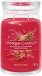 Yankee Candle Signature Scented Candle | Sparkling Cinnamon Large Jar Candle with Double Wicks | Soy Wax Blend Long Burning Candle | Perfect Gifts for Women