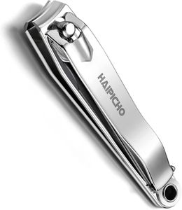 Heavy Duty Stainless Steel Nail Clipper – Thick Toenail & Fingernail, Silver