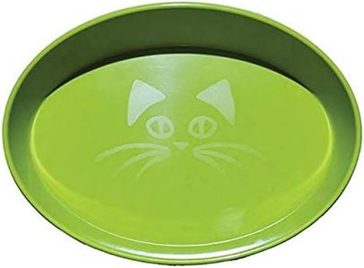 Scream 49-SB04077 Oval Cat Bowl, Loud Green, 300ml