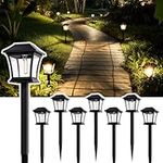 GIGALUMI Solar Pathway Lights 8 Pac