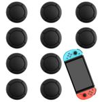 Joynine 5 Pairs Silicone Joystick Thumb Stick Caps for Nintendo Switch - Switch Thumb Grips - Controller Black Grip Covers - Easy Installation, Enhanced Gaming Experience