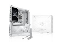 ASUS ROG Crosshair X870E Glacial AM5 E-ATX Motherboard, DDR5, DIMM Fit, WiFi 7, PCIe 5.0, 7X M.2, 2X 10Gb LAN, 5” LCD, AIO Q-Connector, AI Cache Boost