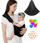 Baby Sling Carrier | Adjustable Front & Back, Adjustable Sling Easy Toddler Carrier Comfortable Baby Wrap Carrier Baby Carrier Wrap for Newborn Up to 6M-3 Years(Corduroy)