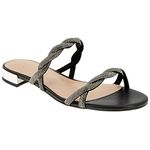 BCBGeneration Women's Dastin Flat, Black/Smoke, 6.5 UK