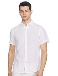 U.S. POLO ASSN. Men's Solid Regular fit Casual Shirt (USSHC0053H_White XL)