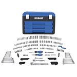 Kobalt 227-Piece Standard (SAE) and Metric Polished Chrome Mechanic's Tool Set