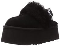 UGG Women's Funkette Slipper, Black, 5