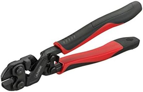 ARES 70664-8-Inch Mini Bolt Cutter - Chrome Moly Steel Construction & Induction Hardened Cutting Edges - Designed for Heavy Duty Wire, Bolt, Nail & Rivet Cutting