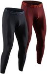 DEVOPS 2 Pack Men's Compression Pan