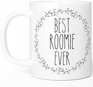 Sweet & Salty Novelty Drinkware, Cute Roommate Gifts for Women, Best Roomie Ever, College Dorm Room Coffee Mugs, Roommate Christmas Gifts Birthday Idea 11oz White