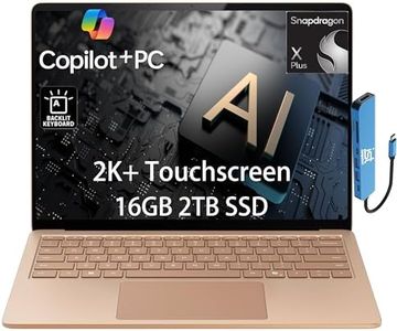 Microsoft Surface Laptop 7 AI Copilot+ PC for Business (13.8" 2K+ Touchscreen, Snapdragon X Plus (> Intel i7-1355U), 16GB, 2TB SSD) 20-Hr Long Battery Life, Backlit, Wi-Fi 7, IST Hub, Win 11 Pro, Dune