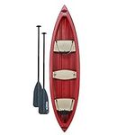 Kodiak Canoe with 2 Paddles, Red, 1