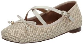 Circus NY by Sam Edelman Women's Zuri Ballet Flat, Vanilla Bean/Natural, 6 UK