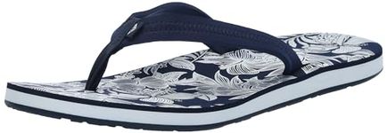 Roxy Women's Vista Sandal Flip-Flop, Navy White 241, 7