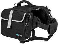 PetAmi Dog Backpack for Medium Large Dogs, Dog Saddle Bag for Dogs to Wear, Harness Saddlebag with Reflective Safety Side Pockets for Hiking, Camping, Vest Dog Pack for Travel