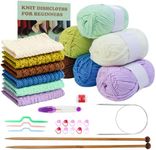 Lewhoo Knitting Kit for Beginners,L