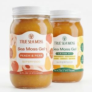 TrueSeaMoss Bundle – Peach/Pear & Ashwagandha – Sea Moss Gel