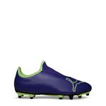 Puma Mens Finesse Firm Ground Football Boots Trainers Purple/Green 7.5 (41)