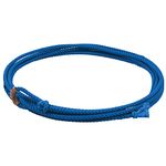 Mustang Little Looper Rope | Lightweight Durable Medium Lay Nylon Cowboy Lasso Rope for Outdoor Games, Roping & Horseback Riding Training - Blue