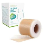 SEFLICA® Scar Removal Tape – Reusable Silicone Scar Sheets for C-Section, Acne, Keloid, Surgical & Tummy Tuck Scars | Medical Grade, Soft & Painless Scar Treatment Strips (1.6" x 60" Roll)