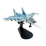 Fonowx 1/100 SU35 Diecast Plane Model, Realistic Airplane Metal Alloy Fighter Aircraft for Office