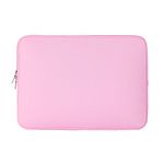 RAINYEAR 14 Inch Laptop Sleeve Case Protective Zipper Cover Soft Carrying Bag Compatible with 14" Notebook Computer Chromebook for Dell HP ThinkPad Lenovo Asus Acer Toshiba Samsung (Pink)