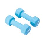 JFIT Neoprene Dumbbell Pairs, 5 LB