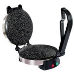 Libra Roti Maker Machine - Electric Roti Maker with Non-Stick 8.5inch Plates and Durable Handle, Auto Temperature Control Chapati Maker Machine with Indicator Lights, 950 Watts, Silver