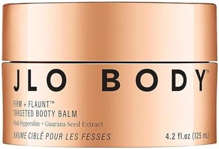 JLO BEAUTY Firm + Flaunt Targeted Booty Balm | Firms, Hydrates, Improves Skin Elasticity & Targets Arms, Waist, Booty, Hips and Thighs | 4.2 Ounce