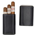 Xikar 9161BK Envoy 3 Cigar Case, Black