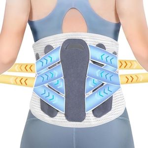 RESTCLOUD Back Brace for Lower Back Pain, Lumbar Support Brace Pain Relief for Women and Men, Ideal for Lower Back Pain, Sciatica, Scoliosis and Lifting at Work (X-Large)