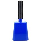 8’’ Steel Cow Bell with Handle, Noise Maker Cowbell, Cheering Loud Hand Call Bell for Sport Events Football Soccer Hockey Baseball Basketball Games Party Concert Graduations School Wedding Farm Ranch