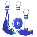 CAXUSD 3pcs Eva Key Ring Mens Keychain Sports Decor Men Decor Floating Key Chain Dolphin Anchor Floating Keyring Decorative Sailing Keychains Boating Key Ring Keychain Accessories for Men, As Shown, Medium