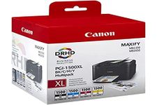 Canon PGI-1500XL Black Cyan Magenta Yellow Combo Pack - 9182B004