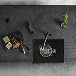 Rangemaster CGR595MB/ Grange 595455 1.0B Ceramic MATT Black INC.Waste Sink