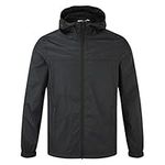 TOG24 Craven Mens Waterproof Packaway Jacket with Bag, Full Length Zip and Adjustable Hood, Breathable, Windproof