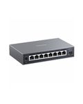 XikeStor 2.5G Web Managed Ethernet Switch, 2.5Gb Network Switch Support VLAN/QoS/STP/IGMP/LACP, Ethernet Hub, Metal Housing, Desktop/Wall-Mount (9 Port │ 8x2.5G Port │ 1x10G SFP+)