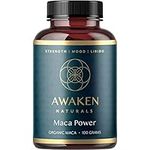 Awaken Naturals Organic Maca Powder Superfood Traditionally Used for Energy Gluten-Free & Non-GMO Supplement 100 Grams