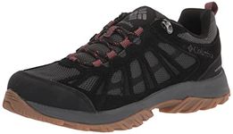 Columbia Men's Redmond Iii Waterproof Hiking Shoe, Dark Grey/Black, 10.5 Wide