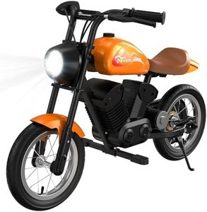 EVERCROSS EV08M Motocicletta elettrica per bambini, con motore da 150W, velocità 8/16km/h ed a lunga distanza 10km, pneumatici da 12 pollici, motocross per bambini di età compresa tra 3-12 anni