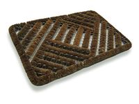 iCustomRug 100% Natural Coco Fibre Durable Weather Resistant Indoor/Outdoor Shoe Scraper Brush Entrance Mat 15" x 23"