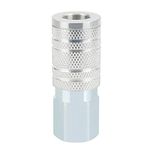 WYNNsky Industrial Air Coupler, 1/2 Inch Body Size, 1/2 Inch Thread Size, Steel Air Tool fittings