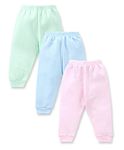 Cucumber Kids Winter Wear Thermal Pyjama Lower Body Warmer Bottoms Multicolor Pack of 3 (12-18 Months, Pink Blue Green)