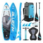 Bluefin Cruise 10'8 SUP | Adult paddle board with kayak seat| Bluefin Cruise SUP| Portable & Travel Safe | Paddleboard Package| Kayak Convertible | Paddle Board Accessories included