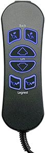 IdeaEuropa 6 Button 5 Pin Prong Remote Handset Controller with USB Hand Control for Catnapper Lift Chairs Power Recliners