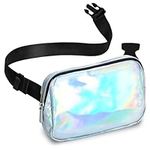 Rave Holgraphic Silver Fanny Pack B