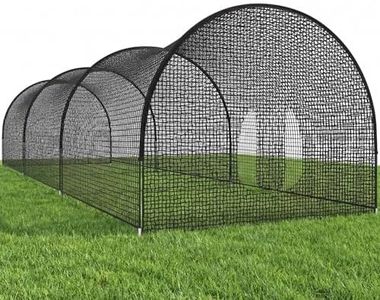 Garvee 33Ft Baseball Batting Cage, Baseball Training Equipment Netting Cages, with Frame & Net – Practice Hitting, Pitching & Golf in Backyard or Field
